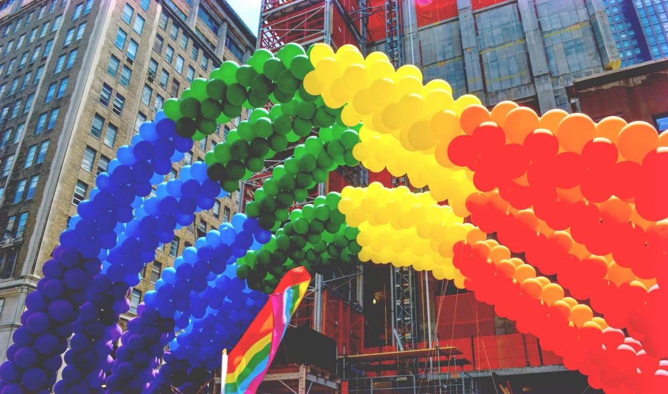 Pride balloons